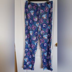 MENS BRIEFLY STATED SLEEP/LOUNGE PANT NOVELTY UNICORN SIZE MEDIUM ONE BUTTON FLY